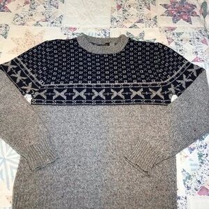 Wool blend 90s winter ski sweater